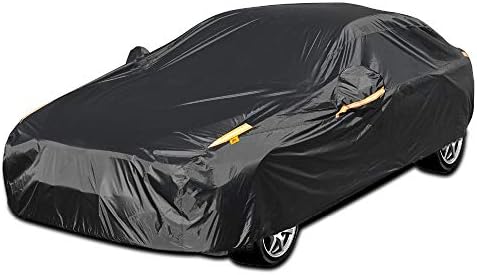 UV Protection Car Cover Windproof Dustproof Scratch Resistant Outdoor Universal Full Car Covers for Sedan S by COLORRAINTIME