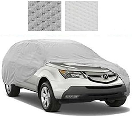 SBU 5 Layer, Heavy-Duty Fleece Lined SUV Car Cover Compatible for by Size up to 204" Long Sport Utility Vehicles (up to 17 Feet) Breathable Auto Protection by SBU