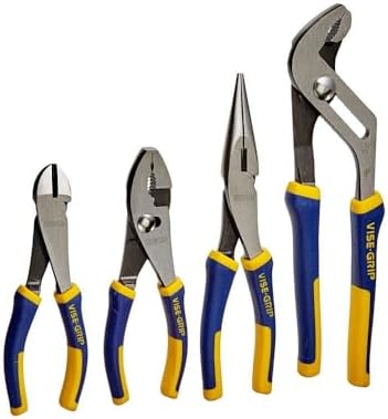 IRWIN VISE-GRIP Pliers Set, 4-Piece (2078707), Blue - Image 2