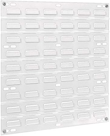 Akro-Mils 30618 Louvered Steel Wall Mount Panel Garage Organizer for Hanging AkroBin Storage Bins, 18-Inch W x 19-Inch H, White, 4 Pack - Image 3