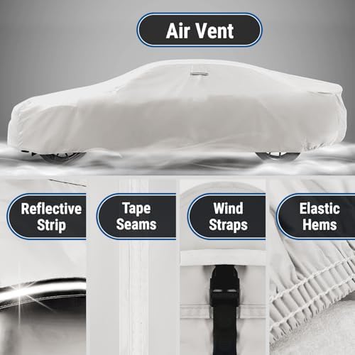 iCarCover Car Cover Waterproof All Weather for 1965-1973 AMC Ambassador - Image 5