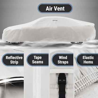 iCarCover Car Cover Waterproof All Weather for 1965-1973 AMC Ambassador - Image 5