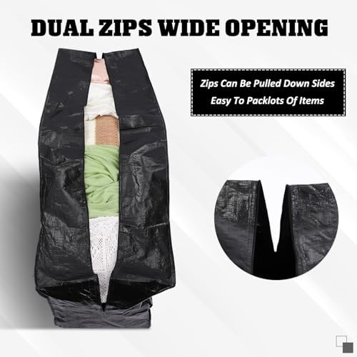 6 Pcs 96 Gallon Extra Large Moving Bags Heavy Duty Storage Bag - Image 3