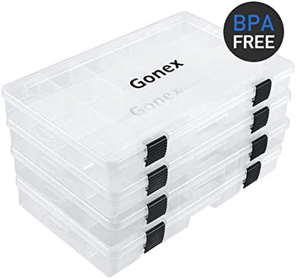 Gonex 3600 3700 Fishing Tackle Trays Lure Box with Adjustable Dividers - Image 4