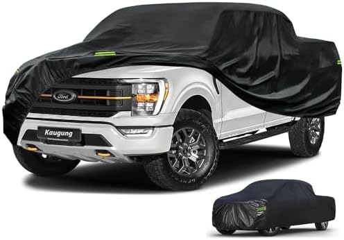 KouKou Waterproof Pickup Truck Cover All Weather, Fits 210-232 inch by focusonqualityservicehear