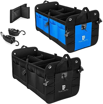 TRUNKCRATEPRO Save 13 per cent off bundle 2 regular trunk organizers (black, blue) by TRUNKCRATEPRO