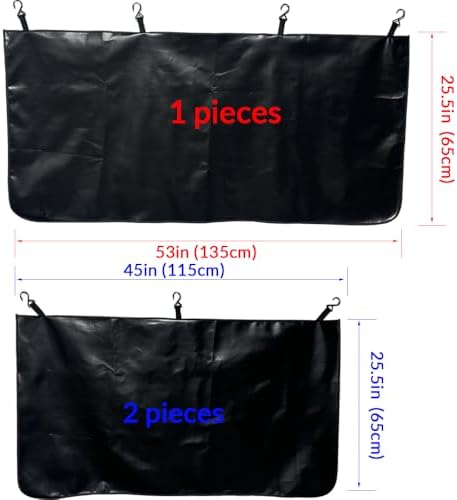 Custom Car Protective Fender Covers Personalized AutomotiveProtective Mat for Repair PU Leather (Blue) - Image 2