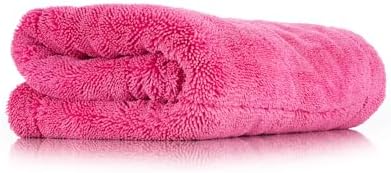 The Rag Company Liquid8r Car Drying Towel, Pink, 20x20 in, 1-Pack - Image 3