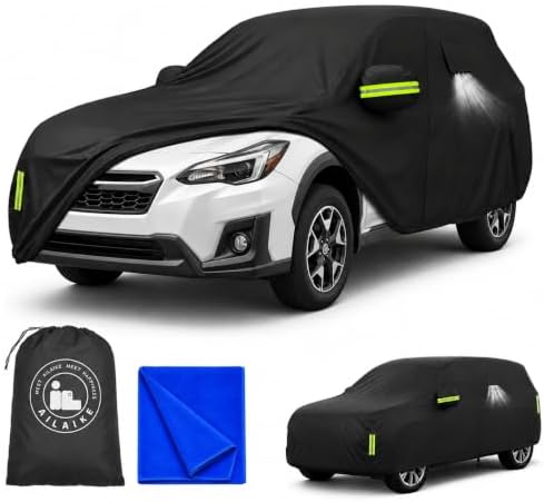 10-Layer Car Cover Waterproof All Weather Fit for Crosstrek XV by AILAIKE
