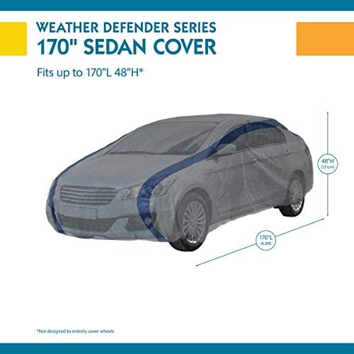 DUCKCOVERS Weather Defender Car Cover, Fits Sedans up to 14 ft. 2 in. L - Image 3