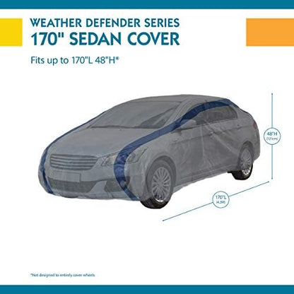 DUCKCOVERS Weather Defender Car Cover, Fits Sedans up to 14 ft. 2 in. L - Image 3