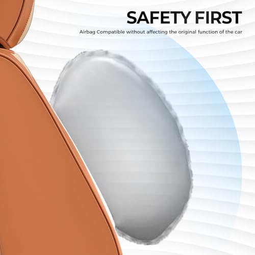 FLORICH Car Seat Covers Full Set, Leather Seat Covers for Cars, Waterproof Car Seat Protectors 5 Seats, Front and Rear Seat Covers for Cars, Automotive Seat Protector Fit for Most Car SUV Truck - Image 6