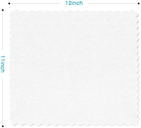 Orighty Microfiber Cleaning Cloth 5 Pack, White Cleaning Rags 12x11 inch - Image 4