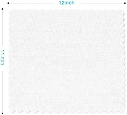 Orighty Microfiber Cleaning Cloth 5 Pack, White Cleaning Rags 12x11 inch - Image 4