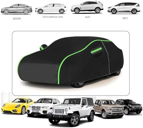 Full Exterior Covers for Mercede-s Benz X254 GLC(2022-) car Covers for Outside Storage,with Zipper Door,Windproof Straps & Reflective Strips - Image 4
