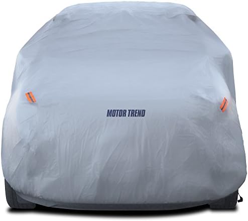 Motor Trend Safeguard Heavy Duty Car Cover for Vans & SUVs - Car Tarp Waterproof All Weather SUV, Sun Protection, UV Rain Snow Winter, Outdoor Reflective - Up to 185" Length - Image 4