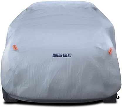 Motor Trend Safeguard Heavy Duty Car Cover for Vans & SUVs - Car Tarp Waterproof All Weather SUV, Sun Protection, UV Rain Snow Winter, Outdoor Reflective - Up to 185" Length - Image 4