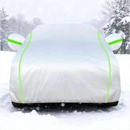 Car Cover Waterproof for Dacia Bigster (2024-2025), Full Car Covers with Door Zipper Outdoor Large Auto Cover Scratchproof Snow Rain UV Dust Resistant by Unknown