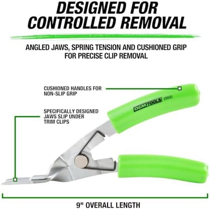 OEMTOOLS 25930 Panel and Trim Clip Pliers, Automotive Fastener Removal Tool - Image 2