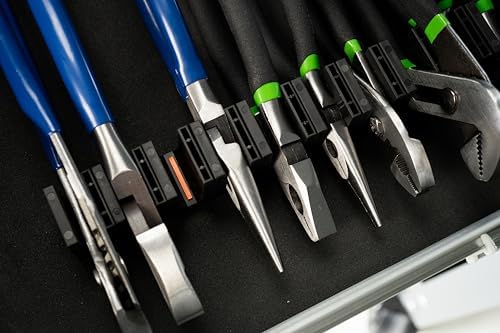 ToolBox Widget Plier Organizer Pro Series 4.0 – Magnetic Plier Holders for Tool Drawer Storage – Modular Toolbox Organizer System for Professional and DIY Mechanics - 1 Pack, 12 Holders - Image 6