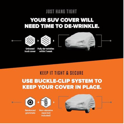 Budge Lite SUV Car Cover, Breathable Dustproof Cover, Fits SUVs up to 210" - Image 5