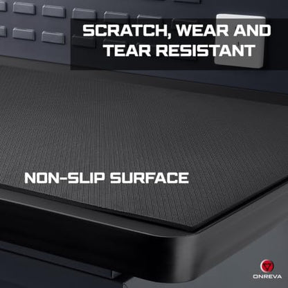 ONREVA Workbench Mat 36X96 Inches, 5mm Thick EVA Rubber Work Mat, Protect Your Work Bench Top, Heavy Duty Non-Slip Pad for Tool Box Top, Table, Tool Station Cover Liner Matt 96"X36" - Image 5