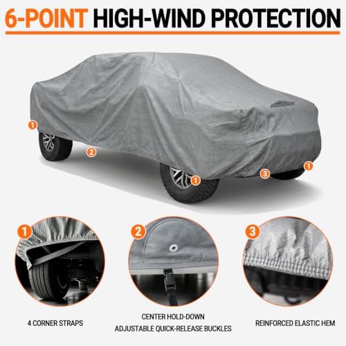 Armor All Car Cover Waterproof All Weather Heavy Duty Trucks from 233"-249" - Image 4