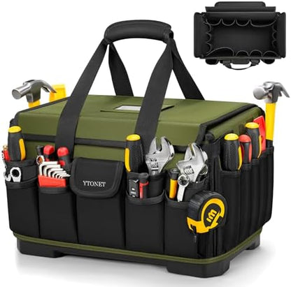 Heavy Duty Tool Bag 18-Inch, Tool Bags for men Toolbox Organizer Tote Gifts by YTONET