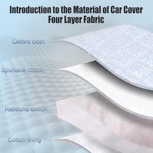 Full Car Covers for LDV Mifa 9 2021,Thickened Hail-Proof Waterproof Sun-Proof and dustproof Cover Suitable for All Seasons - Image 6