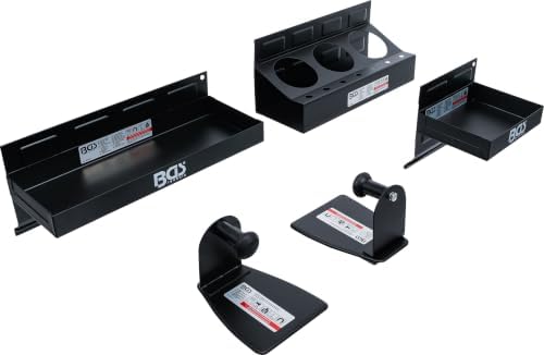 BGS 74574 Magnetic Tray and Paper Roll Holder Set, 4 Pieces by BGS