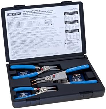Channellock RT-3 Convertible Retaining Ring Plier Set, 3-Piece, Blue - Image 2