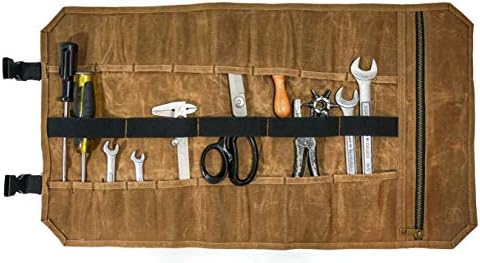 Readywares Tool Roll Bag | Waxed Canvas Tool Organizer, 18 Pockets - Image 4