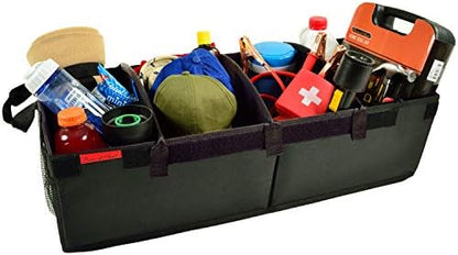 Picnic at Ascot Heavy Duty Rigid Base Trunk Organizer -70 LB Capacity - Adjustable Dividers - 30" wide x 15" deep - Designed & Quality Approved in the USA by PicnicatAscot