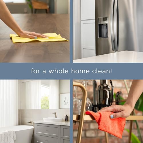 S&T INC. Microfiber Cleaning Cloth, 12 Pack, 11.5" x 11.5" - Image 5