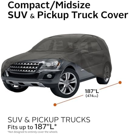 Classic Accessories Over Drive PolyPRO 3 Compact/Mid-Size SUV & Pickup Truck Cover, 187" L - Image 3