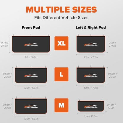 3 Pack Fender Covers for Mechanics, Magnetic Car Fender Protector Mats-XL - Image 2