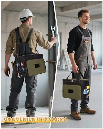Marscamd 2 Layers Tool Bag with 3 Clear Window Removable Cases - Image 5