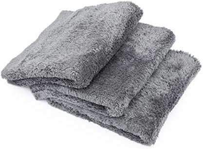 The Rag Company - Eagle Edgeless 600 - Professional Korean 70/30 Blend, Super Plush Microfiber Detailing Towels, Circular Knit Weave, 600gsm, 16in x 16in, Grey (Wholesale Case of 102) - Image 5