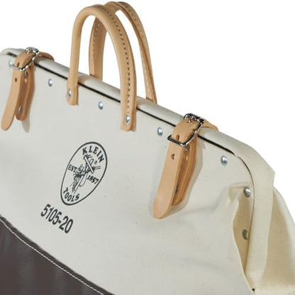 Klein Tools 5105-20 High-Bottom Canvas Tool Bag, 20-Inch - Image 4