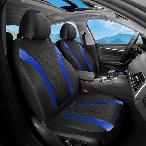 FLORICH Seat Covers, Car Seat Covers Full Set, Waterproof Leather Car Seat Protector, Front and Rear Seat Covers for Cars, Automotive Seat Covers Universal Fit for Most Cars SUV Truck - Image 2