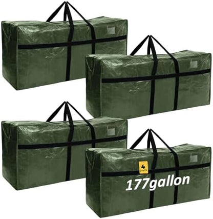 Windyun 4 Pcs 177 Gallon Extra Large Moving Bags XXL Heavy Duty Storage Bag by Windyun