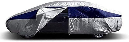 Titan Brilliant Color Poly 210T Car Cover for Large Sedans 203-212". Waterproof, UV Protection, Scratch Resistant, Driver-Side Zippered Opening. Fits Avalon, XTS, 6-8 and More. - Image 3