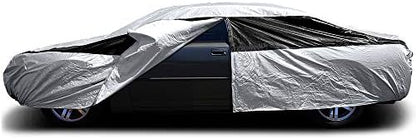 Titan Premium Multi-Layer PEVA Car Cover for Large Sedans 203-212". Waterproof, UV Protection, Anti-Scratch Protective Lining, Driver-Side Zippered Opening. Fits Avalon, XTS, 6-8 and More. - Image 3