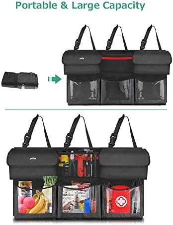 Oasser Trunk Organizer for Car, 6 Storage Compartments 40x19inch - Image 5