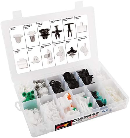 Performance Tool W5256 160pc Volkswagen Trim Clips| Trim Clips for Doors, Bumpers, Paneling & More | Most Popular Sizes for VW | Includes Case & Picture Insert for Quick Part Identification by PerformanceTool