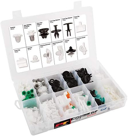 Performance Tool W5256 160pc Volkswagen Trim Clips| Trim Clips for Doors, Bumpers, Paneling & More | Most Popular Sizes for VW | Includes Case & Picture Insert for Quick Part Identification by PerformanceTool