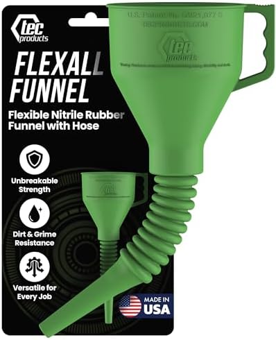 TEC Products FlexAll Long Flexible Oil Change Funnels for Automotive Use by TECProducts