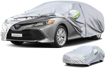 KouKou Waterproof Car Cover All Weather, Fits 185-193 inch by focusonqualityservicehear