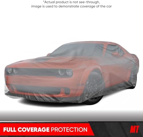 Motor Trend Breathable Lightweight Car Cover, Anti-Moisture Build-Up Water-Resistant Scratch-Resistant Travel-Friendly, Universal Fit for Cars SUVs Trucks Vans All-Weather Outdoor/Indoor, (XXL) 228" L - Image 2