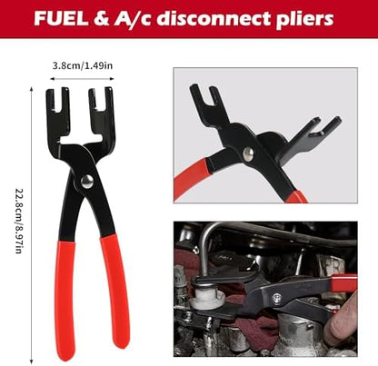 TOOLEAGUE 9Pcs Fuel Line Disconnect Pliers Set with Storage Case - Image 5